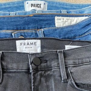 Rag & Bone Frame Paige lot of designer skinny jeans 27